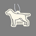 Paper Air Freshener Tag W/ Tab - Bird Dog (Hunting)